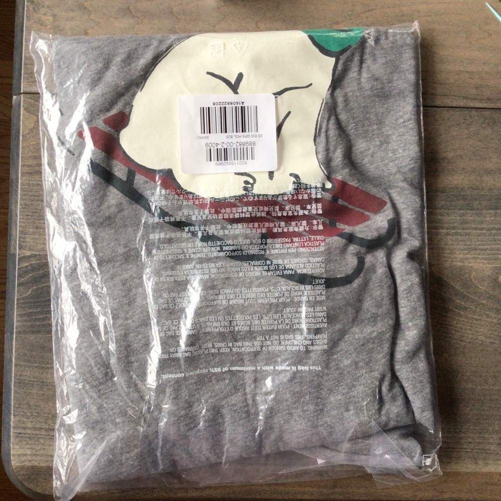 2 New Old Navy holiday t shirts, both new both sz 4 X - Picture 6 of 7